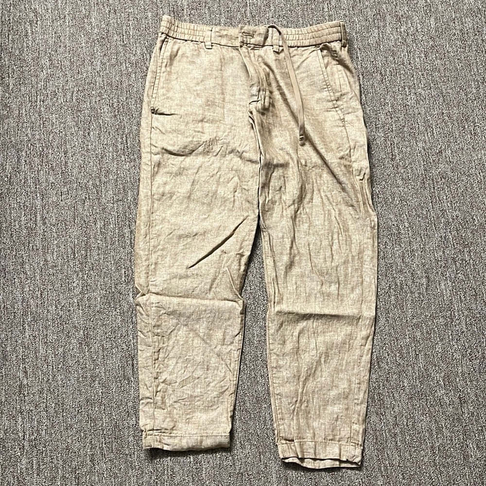 Banana Republic Preppy Summer Pants, Men’s Size 33 x 30, Summer, Linen Cotton